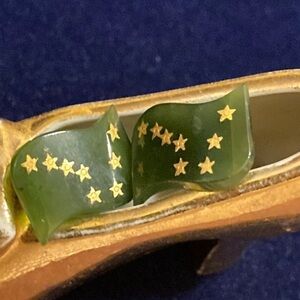 VTG  Harvey Avedon US patent 1956 2920363 Alaska Big Dipper/North Star cufflinks